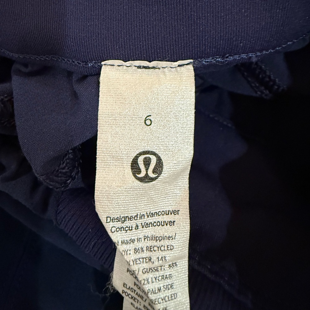 Lululemon Blue Drawstring Dance Studio Pants | Si… - image 7